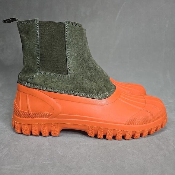 Diemme Balbi Sage Green Suede Boots Italy Sz 45 US 11 MSRP $380 - Picture 7 of 11